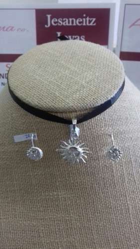 imagen de Dije y Aretes de Sol._1