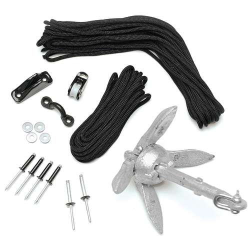 imagen de KIT DE ANCLA PLEGABLE PARA KAYAKS 1.5LBS _1