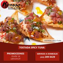 imagen de Comida japonesa, Tostada Spicy Tuna- Kensao _1