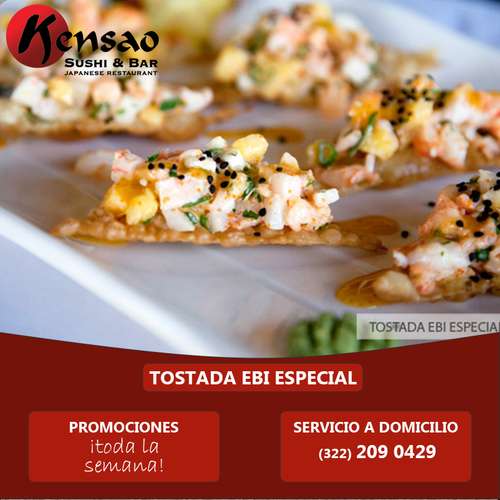 imagen de Comida japonesa Tostada Ebi Especial- kensao_1