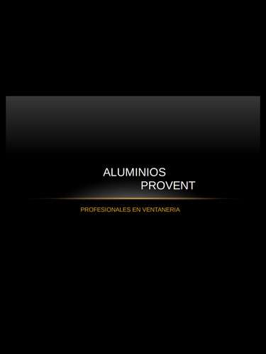imagen de aluminios provent_1