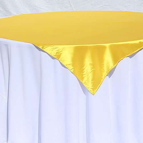 imagen de Cubremanteles de tela Raso Satin Dorado_1