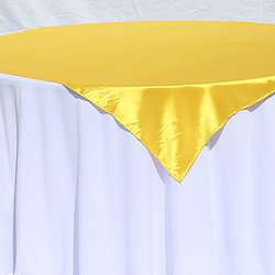 imagen de Cubremanteles de tela Raso Satin Dorado_1