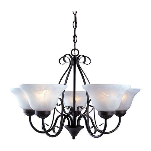 imagen de TULIPAN CANDIL INTERIOR 5 LUCES_1