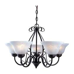 imagen de TULIPAN CANDIL INTERIOR 5 LUCES_1