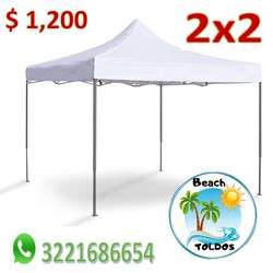 imagen de Toldo 2x2 reforzado impermeable para playa,rio_1
