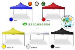 imagen de Toldos plegables reforzados 3x3 para playa, rio,_1