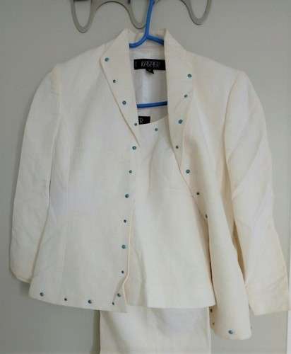 imagen de Elegante Traje de Lino en 3 Piezas _1
