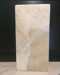 imagen de Lampara de Onix para pared color Blanco perla_1