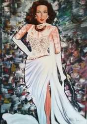 imagen de Ella. Acrilico sobre tela. _1