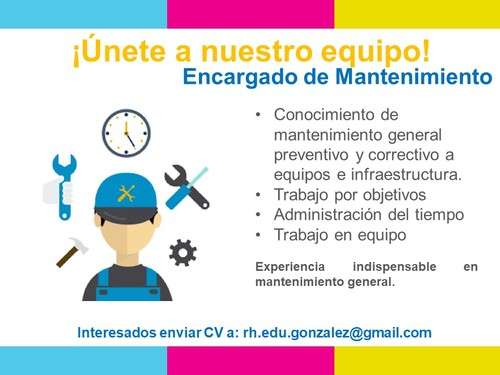 imagen de Encargado de Mantenimiento-Institucion educativa._1