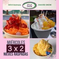 imagen de Miercoles 3 x 2 Nieves raspadas_1