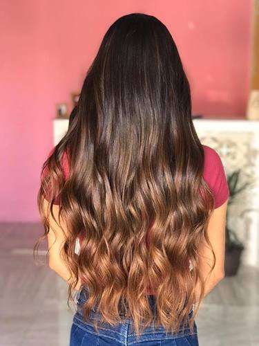 imagen de Banos de sol en cabello virgen_1