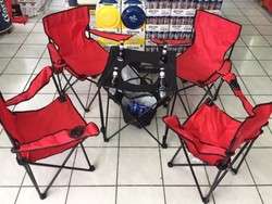 imagen de kit para playa 4 sillas 1 mesa bolsa transportador_1
