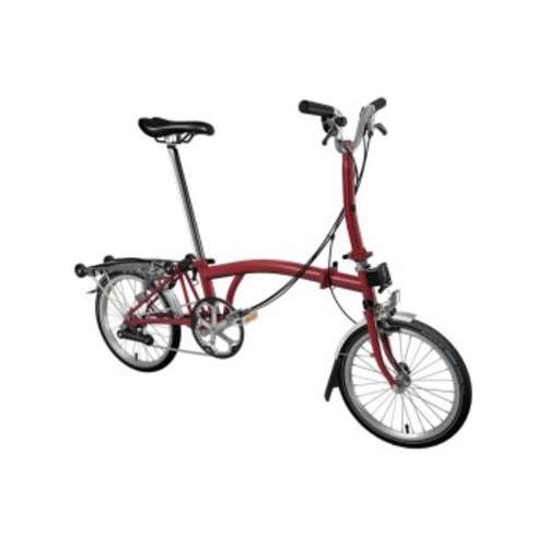 imagen de Brompton M6R 2020 Folding Bike House Red_1