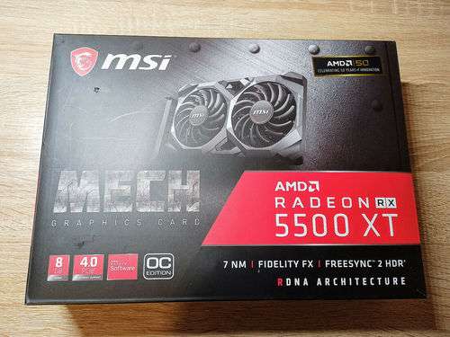 imagen de MSI Gaming Radeon RX 5500 XT 8GB GDDR6 _1