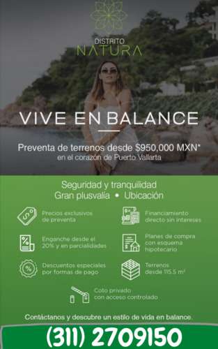 imagen de Preventa Terrenos Residenciales en Puerto Vallarta_1