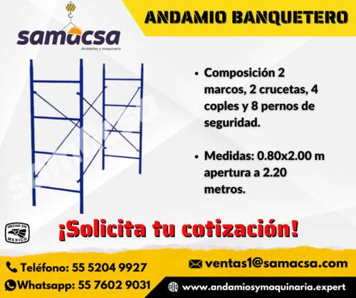 imagen de Andamio de 0.80 x 2.00 Banquetero_1