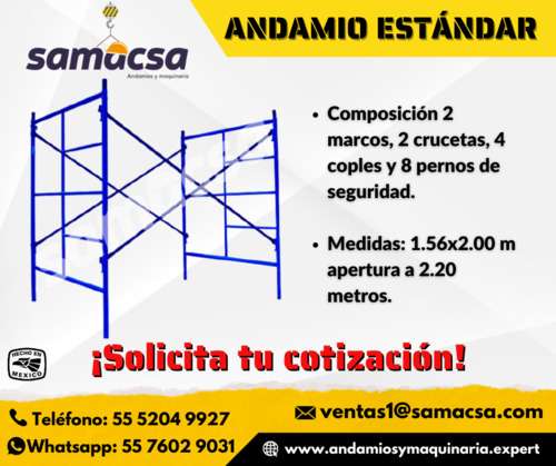 imagen de 1.	Andamio de 1.56 x 2.00 Estandar_1