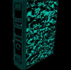 imagen de Carpeta registradora verde negro_1