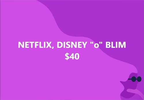 imagen de BLIM-TV;DISNEY-PLUS;NETFLIX 4K-UHD;SPOTIFY-MUSICA_1