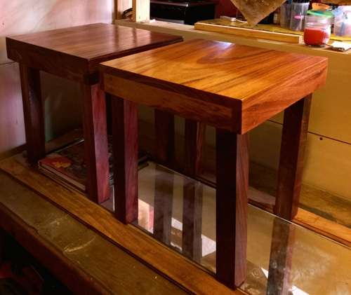 imagen de 2 Mesitas de Parota (un par)_1