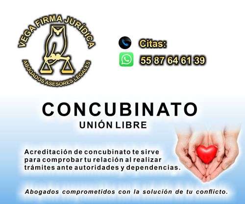 imagen de CONCUBINATO ACREDITACION ASESORIA LEGAL 5587646139_1