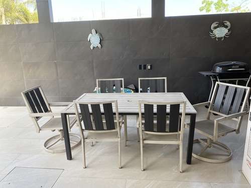 imagen de Comedor c/6 sillas para exterior c/cojines_1