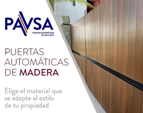 imagen de Puertas automáticas de madera _1