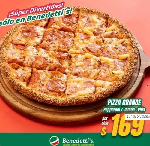 imagen de SUPER DIVERTIDA JAMON-PIÑA / PEPPERONI_1