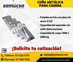 imagen de CUÑAS METÁLICAS PARA CIMBRA - SAMACSA_1