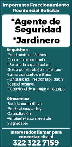 imagen de Bolsa de Trabajo Mano a Mano ofrece:_1