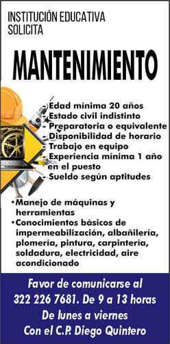 imagen de Bolsa de Trabajo Mano a Mano ofrece:_1