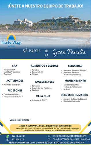 imagen de Bolsa de Trabajo Mano a Mano ofrece:_1