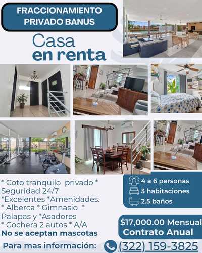 imagen de SE RENTA CASA EN BANUS CONDOMINIO PRIVADO_1