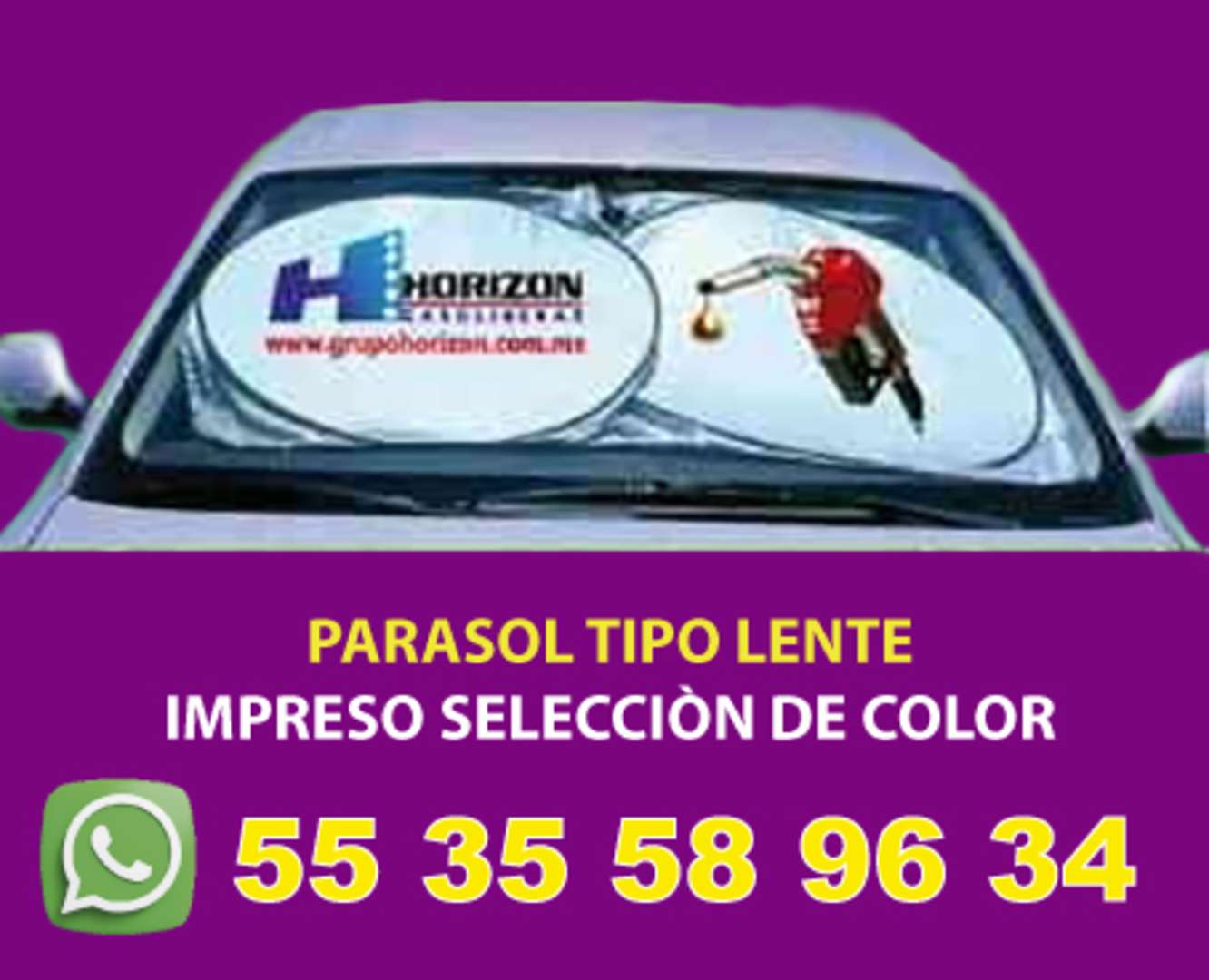 imagen de TAPASOL PARA PARABRISAS DE AUTO PERSONALIZADOS_1