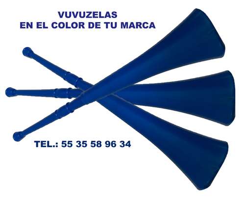 imagen de TROMPETAS, VUVUZELAS MANITAS APLAUDIDORAS CON LOGO_1