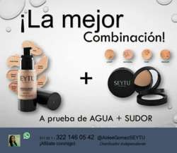 imagen de Maquillaje Liquido UP+ a prueba de agua y sudor. _2