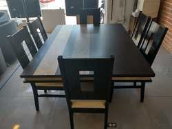 imagen de Hermosa Mesa de Madera con 6 Sillas _2