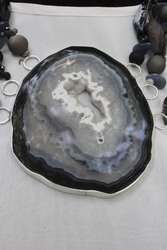 imagen de "El ojo que todo lo ve" - Collar con agata y kyanita_3