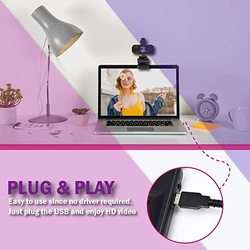 imagen de KLAZZ 1080P Web Camera Noise Cancellation_3