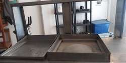 imagen de CARRO PARA TACOS DE ACERO INOXIDABLE CON TECHO _3