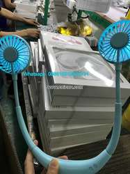 imagen de Portable Hands-free Neck USB Dual Mini Fan_4