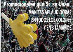 imagen de TROMPETAS, VUVUZELAS MANITAS APLAUDIDORAS CON LOGO_4