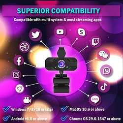 imagen de KLAZZ 1080P Web Camera Noise Cancellation_5