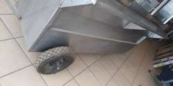 imagen de CARRO PARA TACOS DE ACERO INOXIDABLE CON TECHO _5
