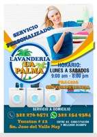 Logo de Lavanderia la palma