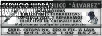Logo de Servicio hidráulico Álvarez