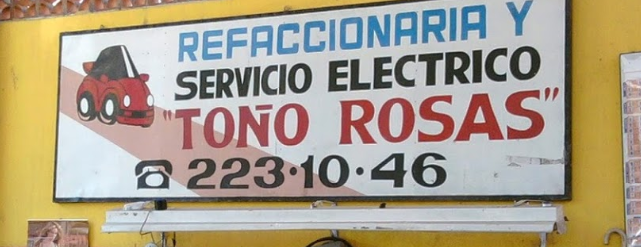 Portada de Servicio Eléctrico Toño Rosas