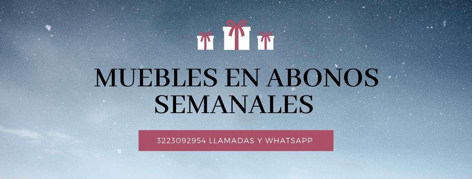 Portada de Muebles en abonos